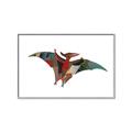 Picture of Colourful pterodactyl _GroupedProduct_Rectangle_Landscape_Mini_ _GroupedProduct_Rectangle_Landscape_Canvas_Framed_