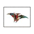 Picture of Colourful pterodactyl _GroupedProduct_Rectangle_Landscape_Mini_ _GroupedProduct_Rectangle_Landscape_Canvas_Framed_