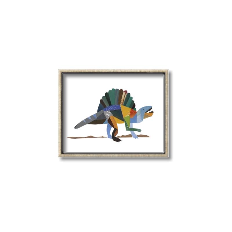 Picture of Colorful spinosaurus _GroupedProduct_Rectangle_Landscape_Mini_ _GroupedProduct_Rectangle_Landscape_Canvas_Framed_
