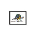 Picture of Colorful spinosaurus _GroupedProduct_Rectangle_Landscape_Mini_ _GroupedProduct_Rectangle_Landscape_Canvas_Framed_