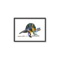 Picture of Colorful spinosaurus _GroupedProduct_Rectangle_Landscape_Mini_ _GroupedProduct_Rectangle_Landscape_Canvas_Framed_