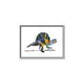 Picture of Colorful spinosaurus _GroupedProduct_Rectangle_Landscape_Mini_ _GroupedProduct_Rectangle_Landscape_Canvas_Framed_