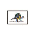 Picture of Colorful spinosaurus _GroupedProduct_Rectangle_Landscape_Mini_ _GroupedProduct_Rectangle_Landscape_Canvas_Framed_