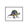 Picture of Colorful spinosaurus _GroupedProduct_Rectangle_Landscape_Mini_ _GroupedProduct_Rectangle_Landscape_Canvas_Framed_