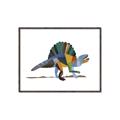 Picture of Colorful spinosaurus _GroupedProduct_Rectangle_Landscape_Mini_ _GroupedProduct_Rectangle_Landscape_Canvas_Framed_