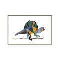 Picture of Colorful spinosaurus _GroupedProduct_Rectangle_Landscape_Mini_ _GroupedProduct_Rectangle_Landscape_Canvas_Framed_