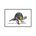 Picture of Colorful spinosaurus _GroupedProduct_Rectangle_Landscape_Mini_ _GroupedProduct_Rectangle_Landscape_Canvas_Framed_
