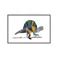 Picture of Colorful spinosaurus _GroupedProduct_Rectangle_Landscape_Mini_ _GroupedProduct_Rectangle_Landscape_Canvas_Framed_