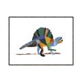 Picture of Colorful spinosaurus _GroupedProduct_Rectangle_Landscape_Mini_ _GroupedProduct_Rectangle_Landscape_Canvas_Framed_