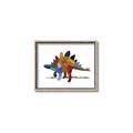 Picture of colorful stegosaurus _GroupedProduct_Rectangle_Landscape_Mini_ _GroupedProduct_Rectangle_Landscape_Canvas_Framed_