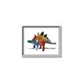Picture of colorful stegosaurus _GroupedProduct_Rectangle_Landscape_Mini_ _GroupedProduct_Rectangle_Landscape_Canvas_Framed_