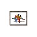 Picture of colorful stegosaurus _GroupedProduct_Rectangle_Landscape_Mini_ _GroupedProduct_Rectangle_Landscape_Canvas_Framed_