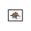 Picture of colorful stegosaurus _GroupedProduct_Rectangle_Landscape_Mini_ _GroupedProduct_Rectangle_Landscape_Canvas_Framed_