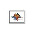 Picture of colorful stegosaurus _GroupedProduct_Rectangle_Landscape_Mini_ _GroupedProduct_Rectangle_Landscape_Canvas_Framed_