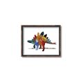 Picture of colorful stegosaurus _GroupedProduct_Rectangle_Landscape_Mini_ _GroupedProduct_Rectangle_Landscape_Canvas_Framed_