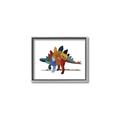 Picture of colorful stegosaurus _GroupedProduct_Rectangle_Landscape_Mini_ _GroupedProduct_Rectangle_Landscape_Canvas_Framed_