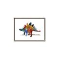 Picture of colorful stegosaurus _GroupedProduct_Rectangle_Landscape_Mini_ _GroupedProduct_Rectangle_Landscape_Canvas_Framed_