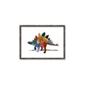 Picture of colorful stegosaurus _GroupedProduct_Rectangle_Landscape_Mini_ _GroupedProduct_Rectangle_Landscape_Canvas_Framed_