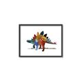 Picture of colorful stegosaurus _GroupedProduct_Rectangle_Landscape_Mini_ _GroupedProduct_Rectangle_Landscape_Canvas_Framed_
