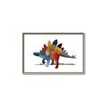 Picture of colorful stegosaurus _GroupedProduct_Rectangle_Landscape_Mini_ _GroupedProduct_Rectangle_Landscape_Canvas_Framed_