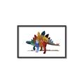 Picture of colorful stegosaurus _GroupedProduct_Rectangle_Landscape_Mini_ _GroupedProduct_Rectangle_Landscape_Canvas_Framed_