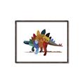 Picture of colorful stegosaurus _GroupedProduct_Rectangle_Landscape_Mini_ _GroupedProduct_Rectangle_Landscape_Canvas_Framed_