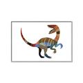 Picture of Colourful velociraptor  _GroupedProduct_Rectangle_Landscape_Mini_ _GroupedProduct_Rectangle_Landscape_Canvas_Framed_