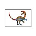 Picture of Colourful velociraptor  _GroupedProduct_Rectangle_Landscape_Mini_ _GroupedProduct_Rectangle_Landscape_Canvas_Framed_