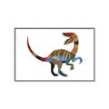 Picture of Colourful velociraptor  _GroupedProduct_Rectangle_Landscape_Mini_ _GroupedProduct_Rectangle_Landscape_Canvas_Framed_