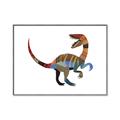 Picture of Colourful velociraptor  _GroupedProduct_Rectangle_Landscape_Mini_ _GroupedProduct_Rectangle_Landscape_Canvas_Framed_