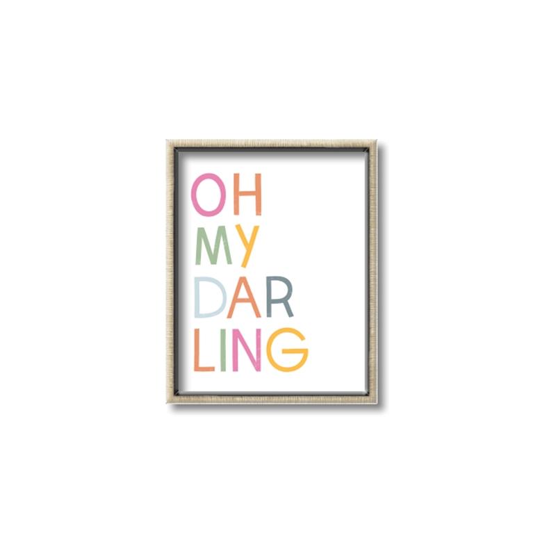 Picture of Oh My Darling kids _GroupedProduct_Rectangle_Portrait_Mini_ _GroupedProduct_Rectangle_Portrait_Canvas_Framed_