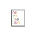 Picture of Oh My Darling kids _GroupedProduct_Rectangle_Portrait_Mini_ _GroupedProduct_Rectangle_Portrait_Canvas_Framed_