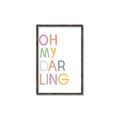 Picture of Oh My Darling kids _GroupedProduct_Rectangle_Portrait_Mini_ _GroupedProduct_Rectangle_Portrait_Canvas_Framed_