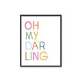 Picture of Oh My Darling kids _GroupedProduct_Rectangle_Portrait_Mini_ _GroupedProduct_Rectangle_Portrait_Canvas_Framed_