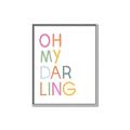 Picture of Oh My Darling kids _GroupedProduct_Rectangle_Portrait_Mini_ _GroupedProduct_Rectangle_Portrait_Canvas_Framed_
