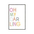 Picture of Oh My Darling kids _GroupedProduct_Rectangle_Portrait_Mini_ _GroupedProduct_Rectangle_Portrait_Canvas_Framed_