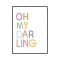 Picture of Oh My Darling kids _GroupedProduct_Rectangle_Portrait_Mini_ _GroupedProduct_Rectangle_Portrait_Canvas_Framed_