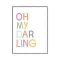 Picture of Oh My Darling kids _GroupedProduct_Rectangle_Portrait_Mini_ _GroupedProduct_Rectangle_Portrait_Canvas_Framed_