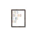 Picture of Life is Cool kids  _GroupedProduct_Rectangle_Portrait_Mini_ _GroupedProduct_Rectangle_Portrait_Canvas_Framed_