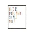 Picture of Life is Cool kids  _GroupedProduct_Rectangle_Portrait_Mini_ _GroupedProduct_Rectangle_Portrait_Canvas_Framed_