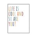 Picture of Life is Cool kids  _GroupedProduct_Rectangle_Portrait_Mini_ _GroupedProduct_Rectangle_Portrait_Canvas_Framed_