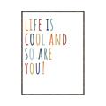Picture of Life is Cool kids  _GroupedProduct_Rectangle_Portrait_Mini_ _GroupedProduct_Rectangle_Portrait_Canvas_Framed_