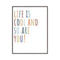 Picture of Life is Cool kids  _GroupedProduct_Rectangle_Portrait_Mini_ _GroupedProduct_Rectangle_Portrait_Canvas_Framed_