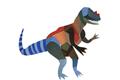 Picture of colourful T-rex _GroupedProduct_Rectangle_Landscape_Mini_ _GroupedProduct_Rectangle_Landscape_Unframed_Print_Only_