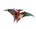 Picture of Colourful pterodactyl _GroupedProduct_Rectangle_Landscape_Mini_ _GroupedProduct_Rectangle_Landscape_Unframed_Print_Only_
