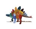 Picture of colorful stegosaurus _GroupedProduct_Rectangle_Landscape_Mini_ _GroupedProduct_Rectangle_Landscape_Unframed_Print_Only_