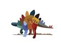Picture of colorful stegosaurus _GroupedProduct_Rectangle_Landscape_Mini_ _GroupedProduct_Rectangle_Landscape_Unframed_Print_Only_