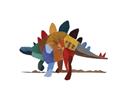 Picture of colorful stegosaurus _GroupedProduct_Rectangle_Landscape_Mini_ _GroupedProduct_Rectangle_Landscape_Unframed_Print_Only_