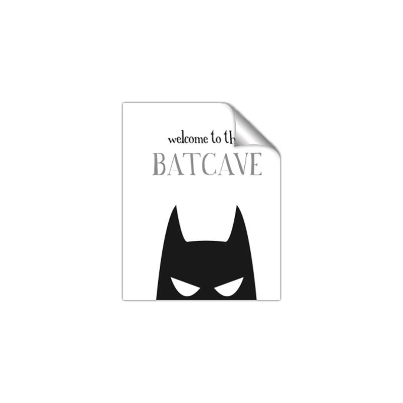 Picture of Welcome to the Batcave White _GroupedProduct_Rectangle_Portrait_Mini_ _GroupedProduct_Rectangle_Portrait_Unframed_Print_Only_
