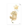 Picture of Floating Baby lion cub _GroupedProduct_Rectangle_Portrait_Mini_ _GroupedProduct_Rectangle_Portrait_Unframed_Print_Only_